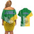 Hometown Saint Vincent and the Grenadines Couples Matching Off Shoulder Short Dress and Hawaiian Shirt Flag and Map - Wonder Print Shop