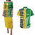 Hometown Saint Vincent and the Grenadines Couples Matching Puletasi and Hawaiian Shirt Flag and Map - Wonder Print Shop