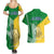 Hometown Saint Vincent and the Grenadines Couples Matching Summer Maxi Dress and Hawaiian Shirt Flag and Map - Wonder Print Shop