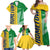 Hometown Saint Vincent and the Grenadines Family Matching Off Shoulder Maxi Dress and Hawaiian Shirt Flag and Map - Wonder Print Shop