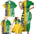 Hometown Saint Vincent and the Grenadines Family Matching Short Sleeve Bodycon Dress and Hawaiian Shirt Flag and Map - Wonder Print Shop