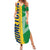 Hometown Saint Vincent and the Grenadines Family Matching Summer Maxi Dress and Hawaiian Shirt Flag and Map - Wonder Print Shop