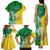 Hometown Saint Vincent and the Grenadines Family Matching Tank Maxi Dress and Hawaiian Shirt Flag and Map - Wonder Print Shop