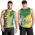 Hometown Saint Vincent and the Grenadines Men Tank Top Flag and Map - Wonder Print Shop