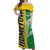 Hometown Saint Vincent and the Grenadines Off Shoulder Maxi Dress Flag and Map - Wonder Print Shop