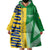 Hometown Saint Vincent and the Grenadines Wearable Blanket Hoodie Flag and Map - Wonder Print Shop