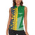 Hometown Saint Vincent and the Grenadines Women Sleeveless Polo Shirt Flag and Map - Wonder Print Shop