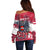 Personalized Coat Of Arms Austria Off Shoulder Sweater Grunge Style - Wonder Print Shop