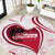 Austria In My Heart Round Carpet Osterreich Map Flag