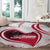 Austria In My Heart Round Carpet Osterreich Map Flag