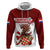 Personalized Croatia Zip Hoodie Vintage Coat Of Arms - Wonder Print Shop