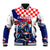 Personalized Croatian Knights Baseball Jacket Hrvatska Coat Of Arms - Wonder Print Shop