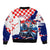 Personalized Croatian Knights Bomber Jacket Hrvatska Coat Of Arms - Wonder Print Shop