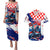 Personalized Croatian Knights Couples Matching Puletasi and Hawaiian Shirt Hrvatska Coat Of Arms