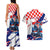 Personalized Croatian Knights Couples Matching Tank Maxi Dress and Hawaiian Shirt Hrvatska Coat Of Arms