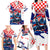 Personalized Croatian Knights Family Matching Long Sleeve Bodycon Dress and Hawaiian Shirt Hrvatska Coat Of Arms