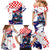 Personalized Croatian Knights Family Matching Mermaid Dress and Hawaiian Shirt Hrvatska Coat Of Arms - Wonder Print Shop