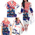 Personalized Croatian Knights Family Matching Off The Shoulder Long Sleeve Dress and Hawaiian Shirt Hrvatska Coat Of Arms - Wonder Print Shop