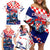 Personalized Croatian Knights Family Matching Off Shoulder Short Dress and Hawaiian Shirt Hrvatska Coat Of Arms