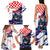 Personalized Croatian Knights Family Matching Tank Maxi Dress and Hawaiian Shirt Hrvatska Coat Of Arms