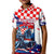 Personalized Croatian Knights Kid Polo Shirt Hrvatska Coat Of Arms - Wonder Print Shop