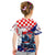 Personalized Croatian Knights Kid T Shirt Hrvatska Coat Of Arms - Wonder Print Shop