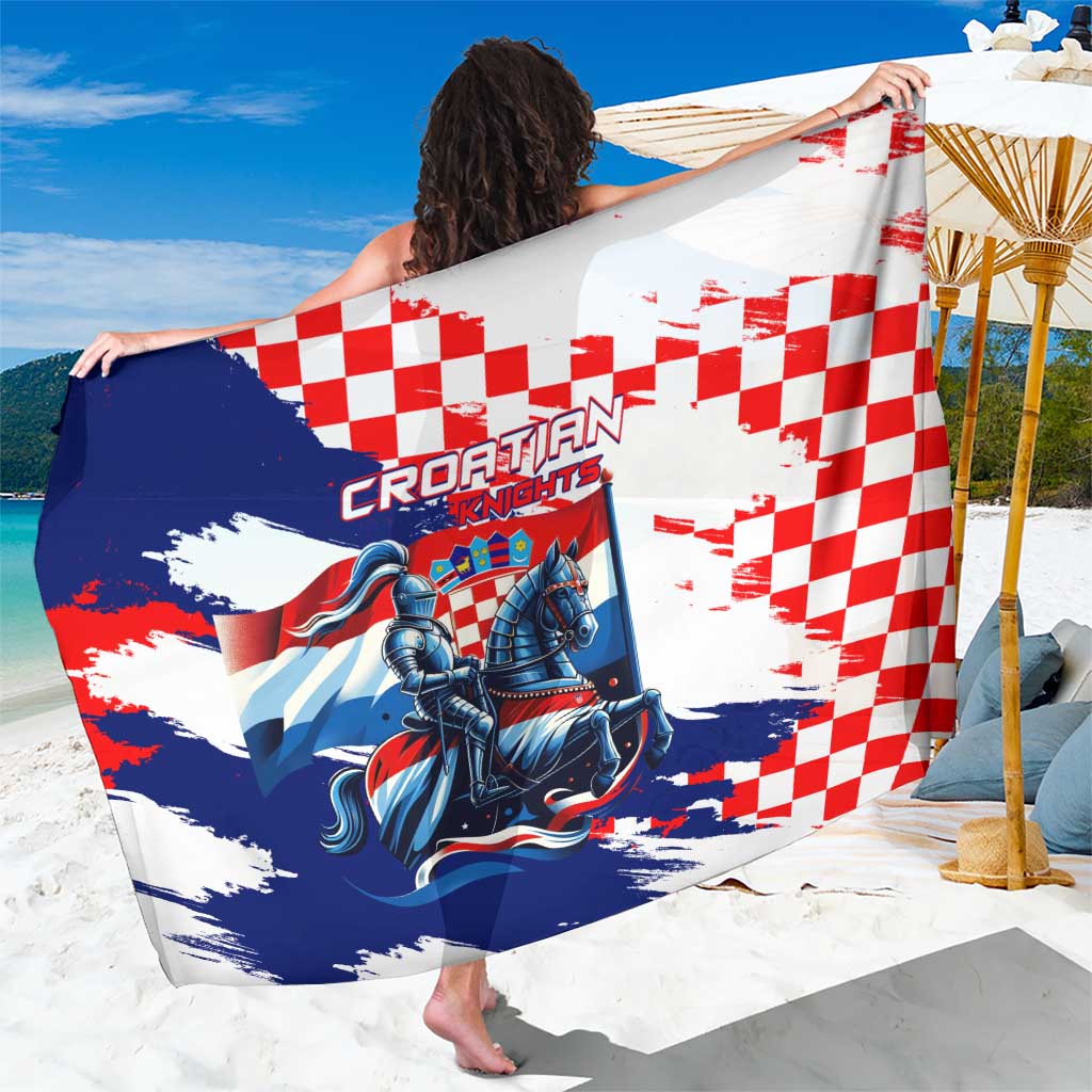 Croatian Knights Sarong Hrvatska Coat Of Arms - Wonder Print Shop