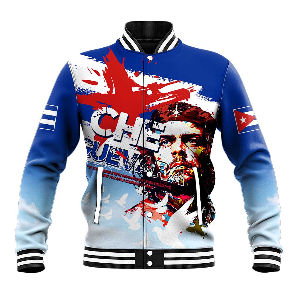 Cuba Che Guevara Baseball Jacket Cuban Revolution - Wonder Print Shop