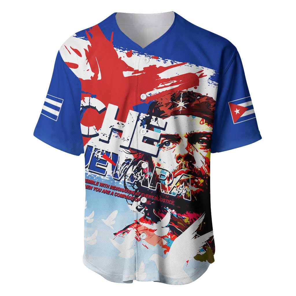 Cuba Che Guevara Baseball Jersey Cuban Revolution - Wonder Print Shop