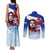 Cuba Che Guevara Couples Matching Tank Maxi Dress and Long Sleeve Button Shirt Cuban Revolution - Wonder Print Shop