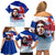 Cuba Che Guevara Family Matching Off Shoulder Short Dress and Hawaiian Shirt Cuban Revolution - Wonder Print Shop