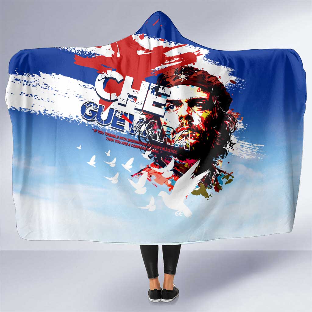 Cuba Che Guevara Hooded Blanket Cuban Revolution