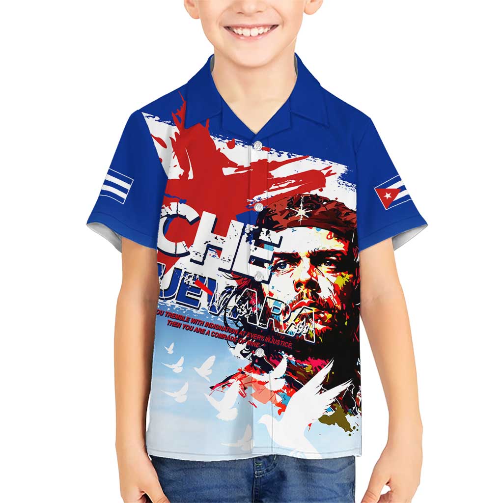 Cuba Che Guevara Kid Hawaiian Shirt Cuban Revolution - Wonder Print Shop