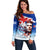 Cuba Che Guevara Off Shoulder Sweater Cuban Revolution - Wonder Print Shop