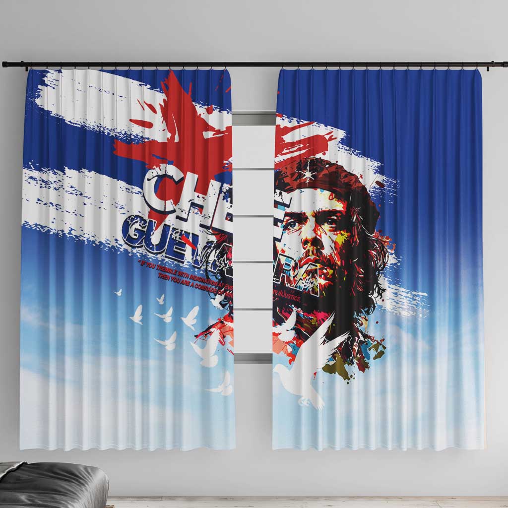 Cuba Che Guevara Window Curtain Cuban Revolution - Wonder Print Shop