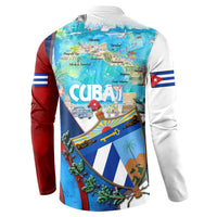 Cuba graphic back sweatshirt with large 'CUBA' lettering and flag-colored crest