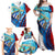 Coat Of Arms Cuba Family Matching Off Shoulder Maxi Dress and Hawaiian Shirt Caribbean Cuban Map - Wonder Print Shop