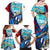 Coat Of Arms Cuba Family Matching Off Shoulder Maxi Dress and Hawaiian Shirt Caribbean Cuban Map - Wonder Print Shop