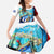 Coat Of Arms Cuba Family Matching Short Sleeve Bodycon Dress and Hawaiian Shirt Caribbean Cuban Map - Wonder Print Shop