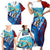 Coat Of Arms Cuba Family Matching Short Sleeve Bodycon Dress and Hawaiian Shirt Caribbean Cuban Map - Wonder Print Shop