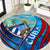 Coat Of Arms Cuba Round Carpet Caribbean Cuban Map