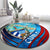 Coat Of Arms Cuba Round Carpet Caribbean Cuban Map