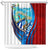 Coat Of Arms Cuba Shower Curtain Caribbean Cuban Map