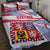 Coat Of Arms Czechia Quilt Bed Set Czech Republic Sporty Geometric - Wonder Print Shop