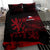 Czech Republic Lion Bedding Set Czechia Black Red - Wonder Print Shop