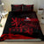 Czech Republic Lion Bedding Set Czechia Black Red - Wonder Print Shop