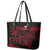 Czech Republic Lion Leather Tote Bag Czechia Black Red - Wonder Print Shop