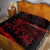 Czech Republic Lion Quilt Bed Set Czechia Black Red - Wonder Print Shop