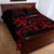 Czech Republic Lion Quilt Bed Set Czechia Black Red - Wonder Print Shop