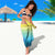 Fishing Bone Summer Bass Sarong Fishbone Ocean - Wonder Print Shop